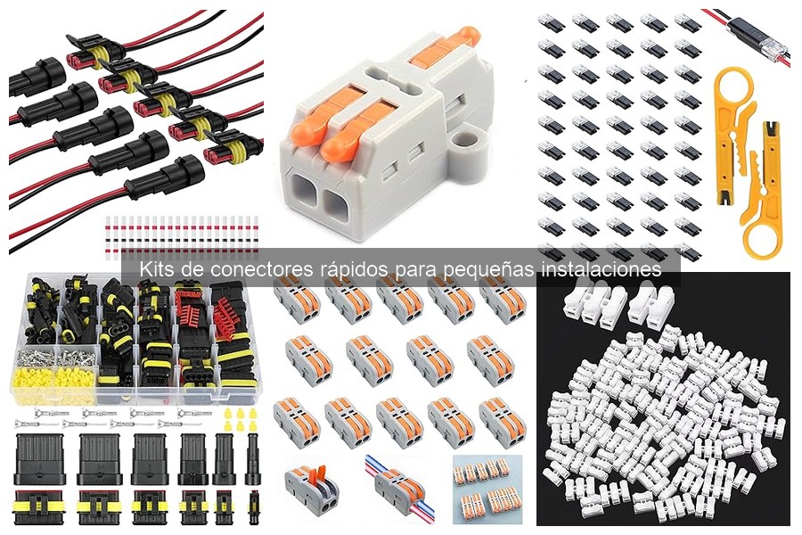 Tipos de conectores rápidos para pequeñas instalaciones