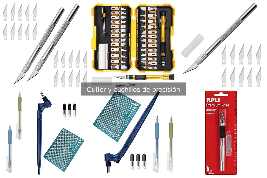 Tipos de cutters y cuchillos de precisión para tus proyectos