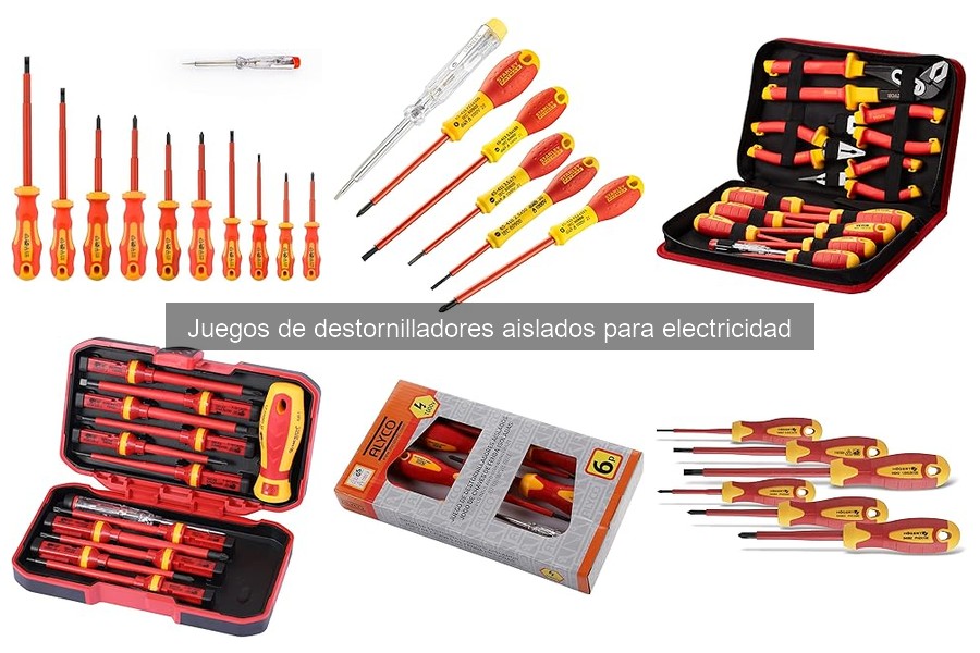 Tipos de destornilladores aislados y sus aplicaciones