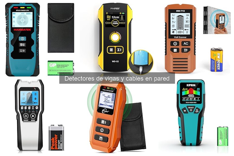 Tipos de detectores de vigas y cables en pared: guía completa
