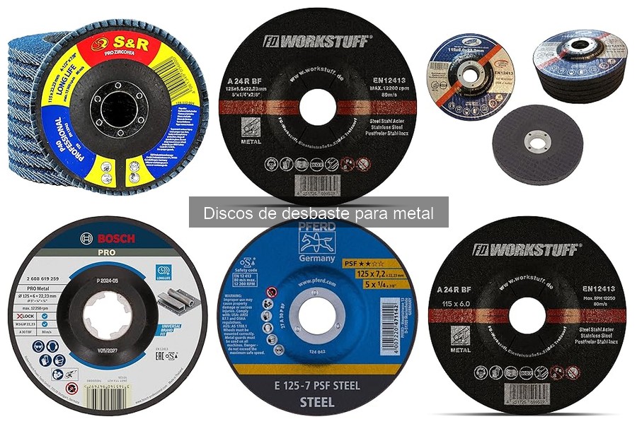 Tipos de discos de desbaste para metal: características y usos