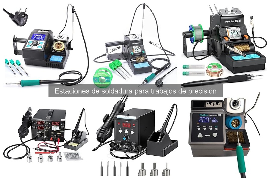 Tipos de estaciones de soldadura: guía y características