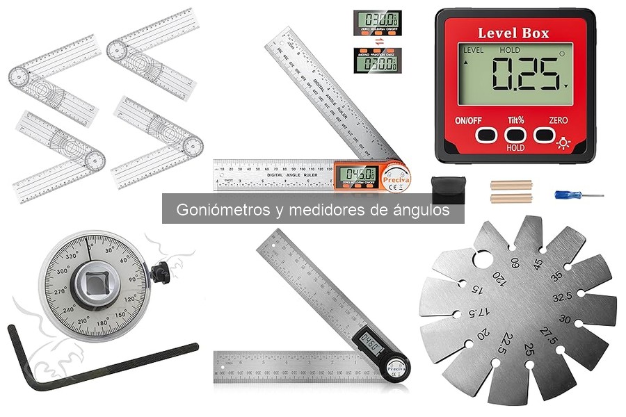 Tipos de goniómetros y sus usos en bricolaje
