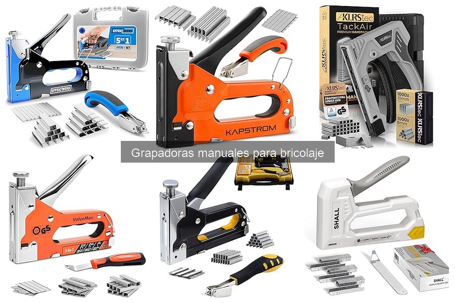 Tipos de grapadoras manuales para bricolaje y sus usos