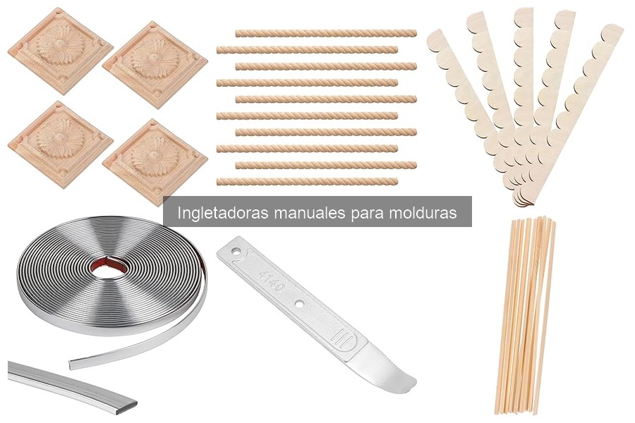 Tipos de ingletadoras manuales para molduras