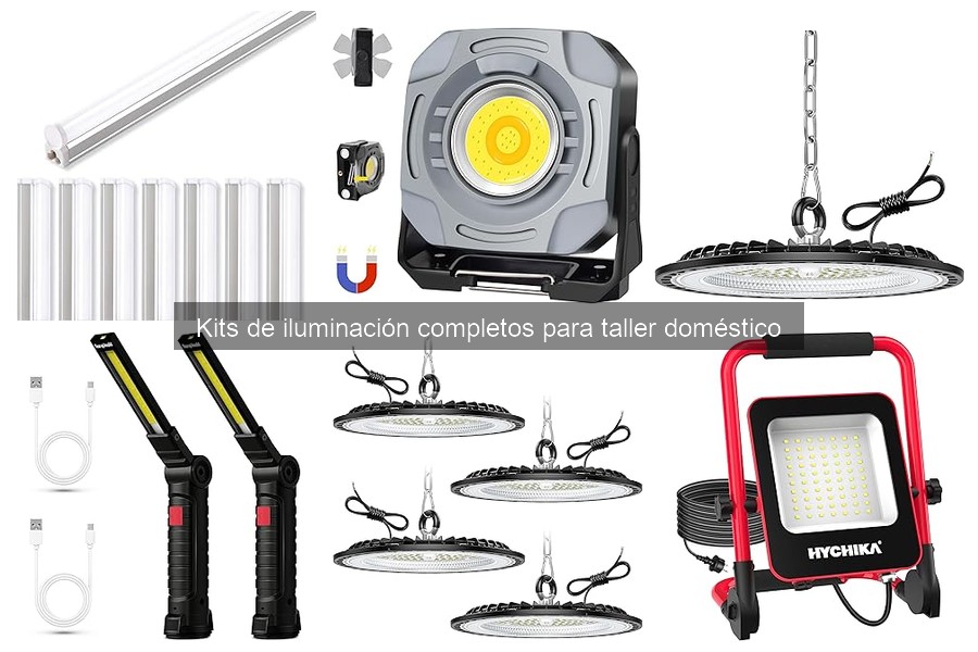 Tipos de Kits de Iluminación para Taller en Casa