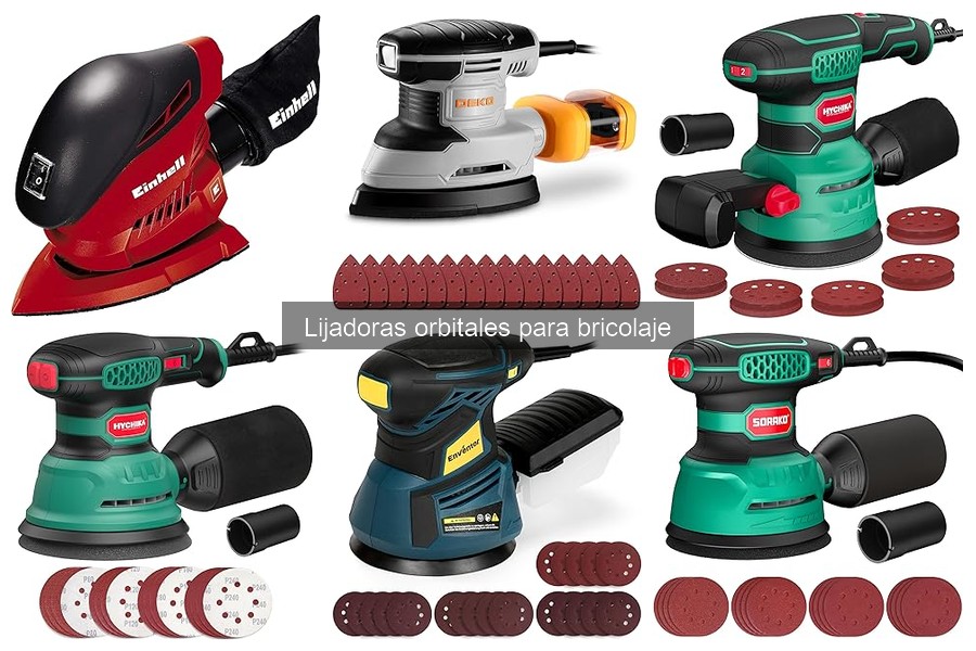 Tipos de lijadoras orbitales y sus diferencias explicadas