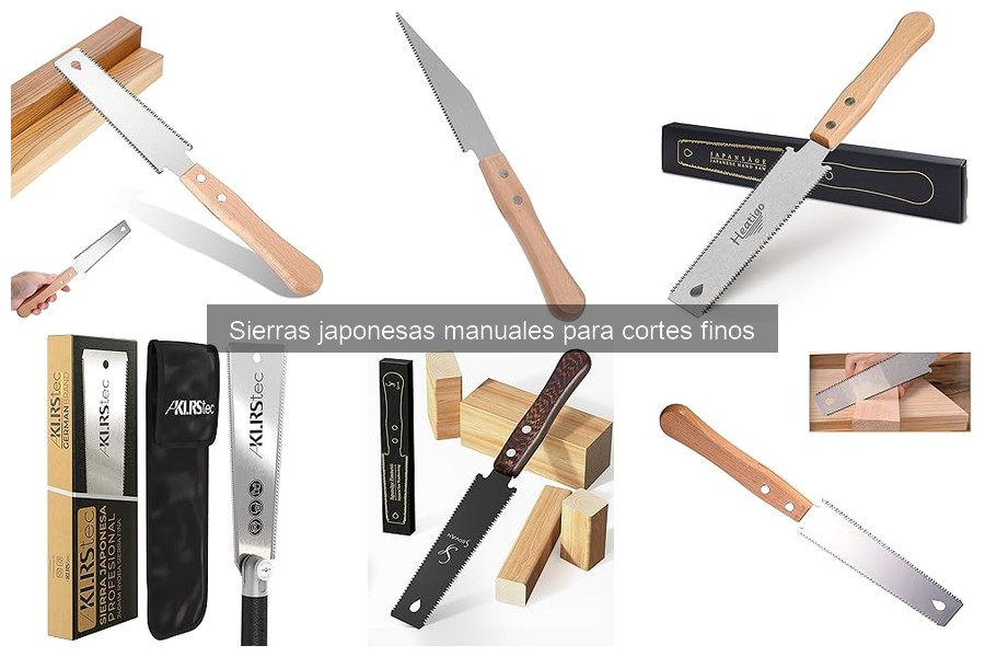 Tipos de madera ideales para sierras japonesas manuales