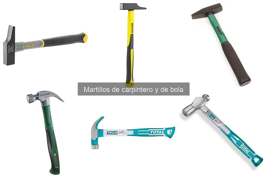 Tipos de martillos de carpintero: guía completa