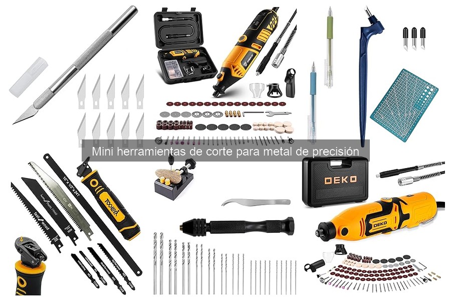 Tipos de mini herramientas de corte para metal de precisión
