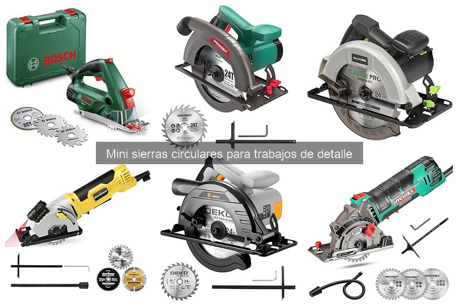 Tipos de mini sierras circulares: Encuentra la ideal