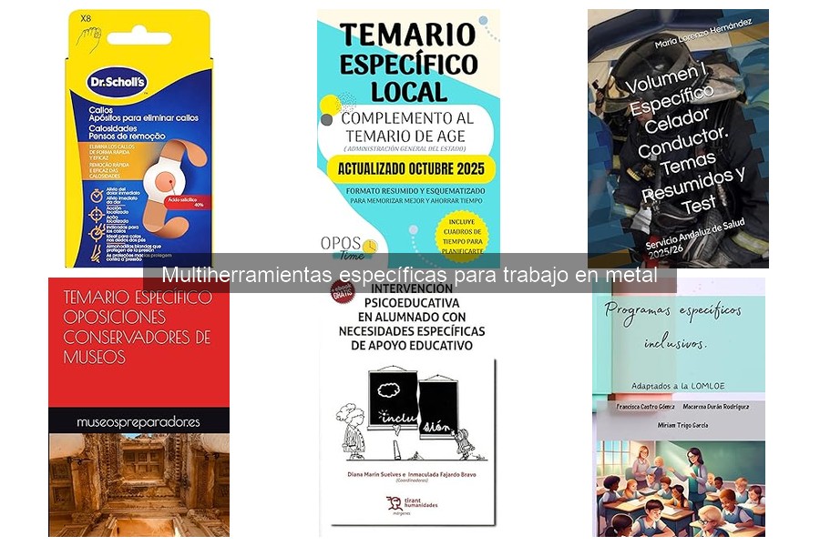 Tipos de multiherramientas para trabajar metal en casa