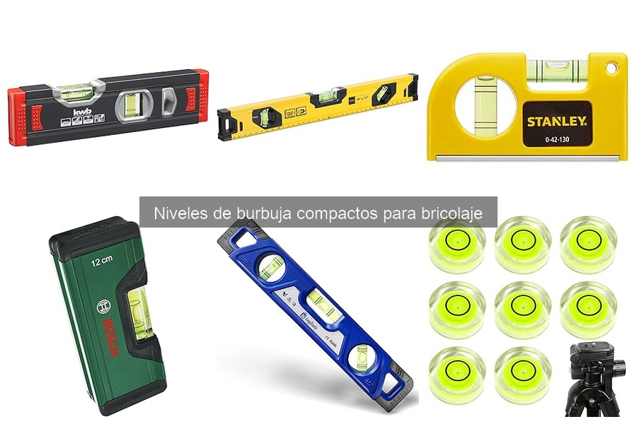 Tipos de Niveles de Burbuja Compactos para Bricolaje