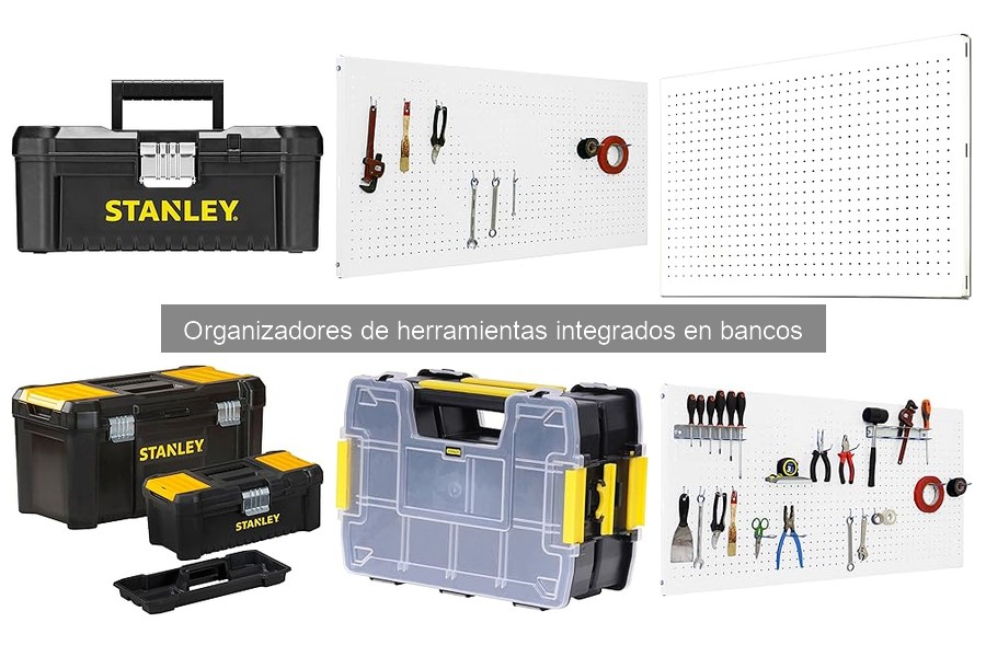 Tipos de organizadores de herramientas para bancos en casa