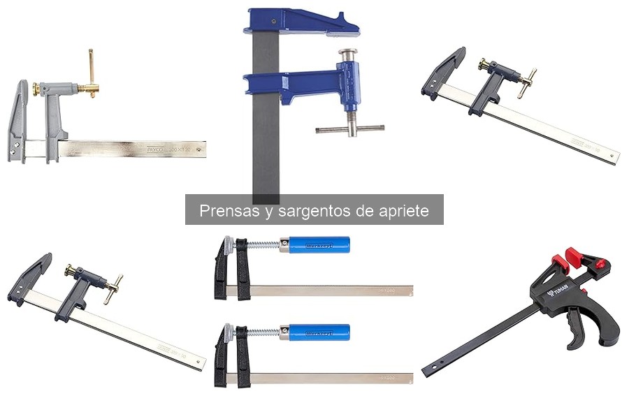 Tipos de Prensas y Sargentos de Apriete: Clasificación y Usos