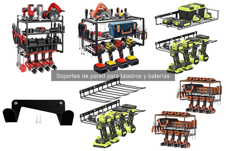 Tipos de soportes de pared para taladros: ¿Cuál elegir?