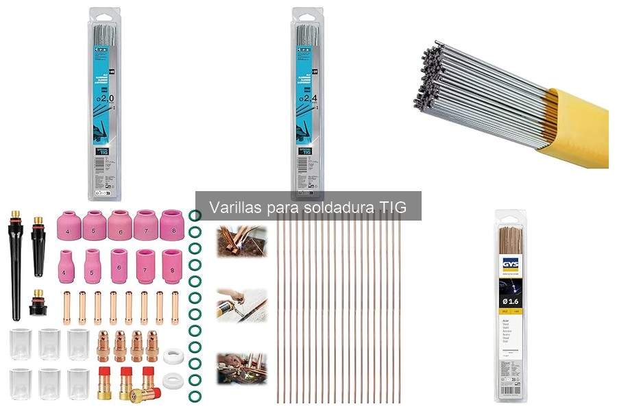 Tipos de varillas para soldadura TIG: Guía completa