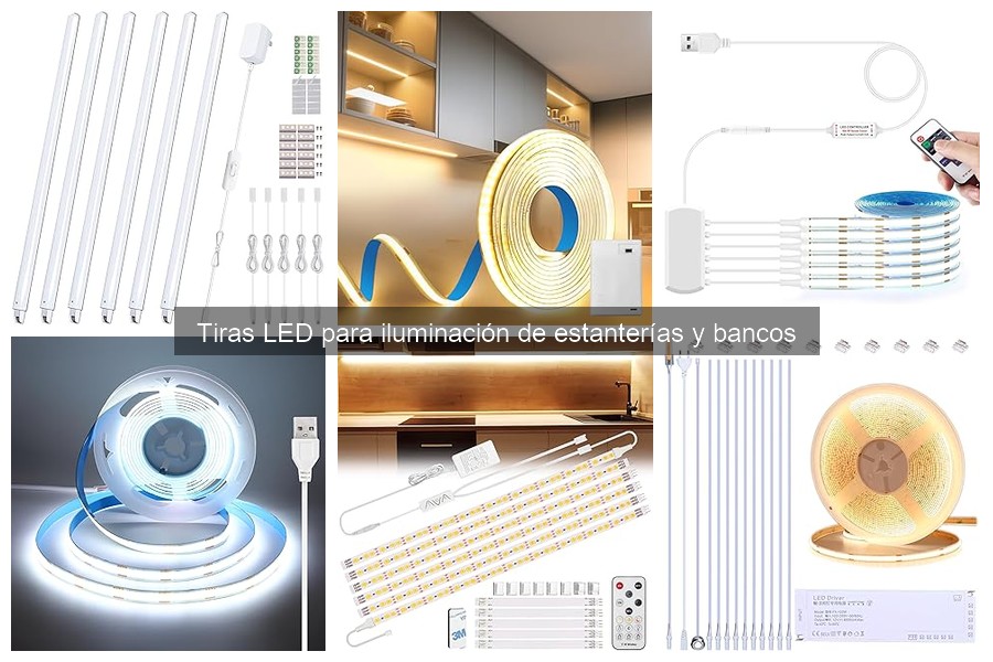 Tiras LED Resistentes al Agua: ¿Son Adecuadas para Estanterías?