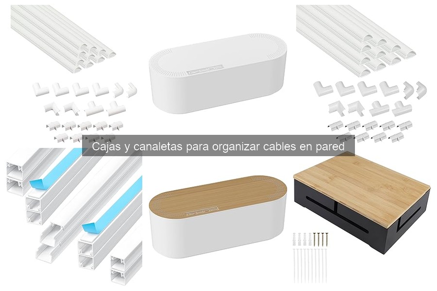 Todo sobre cajas y canaletas para organizar cables en pared