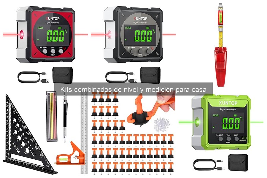Todo sobre kits combinados de nivel y medición en casa