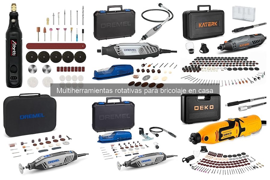 Uso correcto de una multiherramienta rotativa en bricolaje