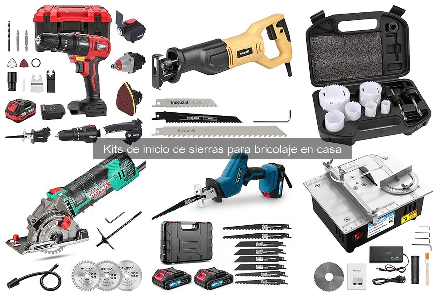 Uso y técnicas de sierras en kits de bricolaje para casa