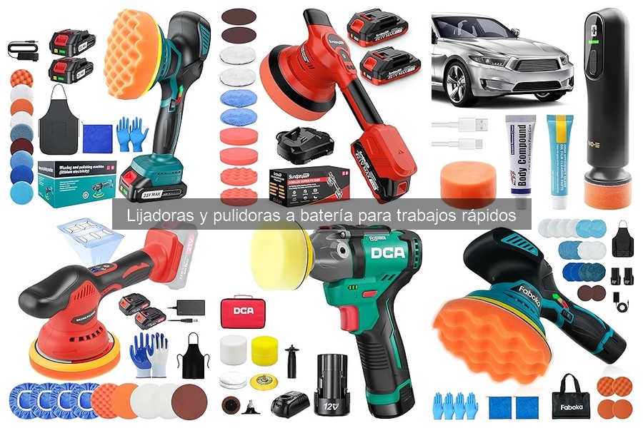 ** Ventajas de Lijadoras y Pulidoras a Batería para Tu Taller