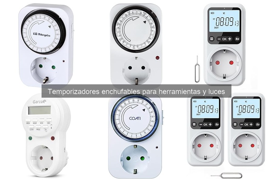 Ventajas de los temporizadores enchufables para herramientas