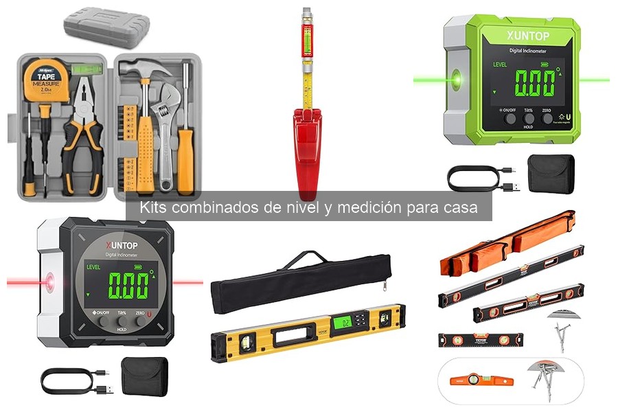 Ventajas de usar kits combinados de nivel y medición en casa