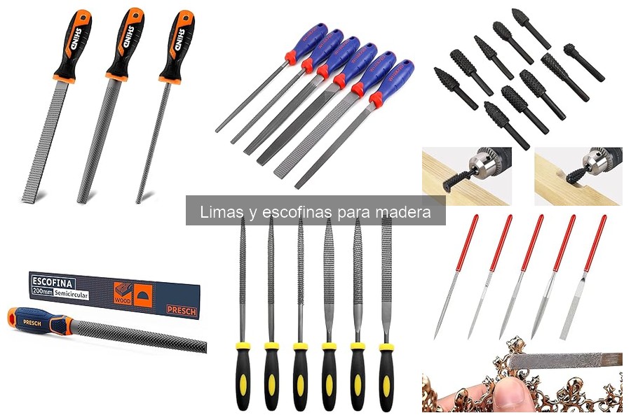 Ventajas de usar limas y escofinas para madera en bricolaje