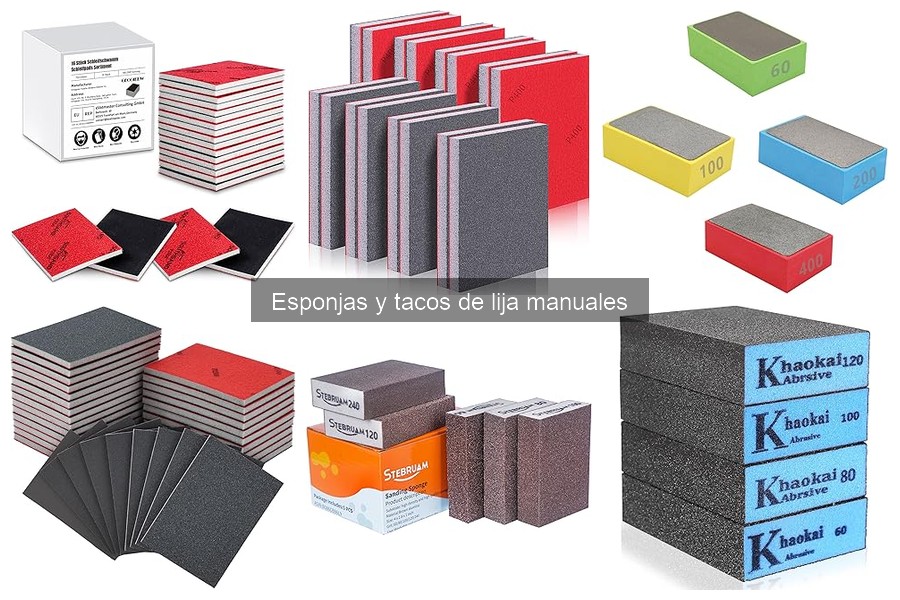 Ventajas y desventajas de las esponjas de lija manuales
