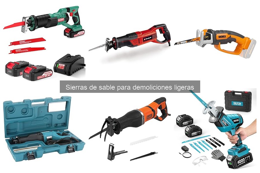 Ventajas y desventajas de las sierras de sable en demolición