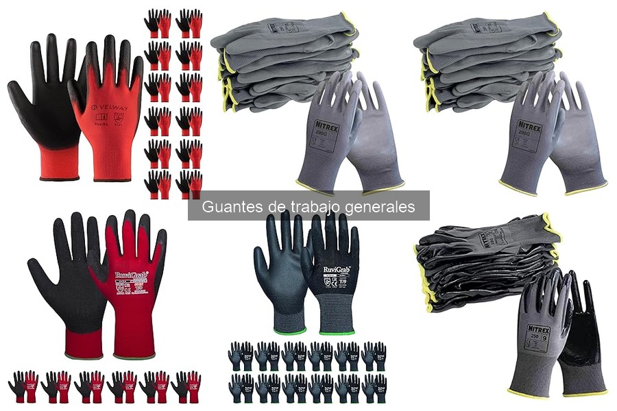 Ventajas y desventajas de los guantes de trabajo generales
