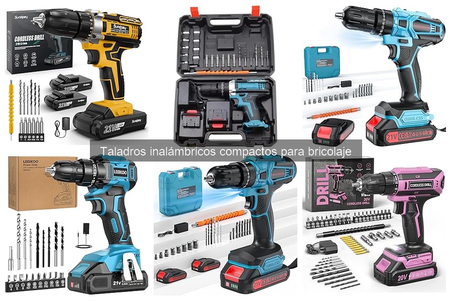 Ventajas y desventajas de los taladros inalámbricos compactos