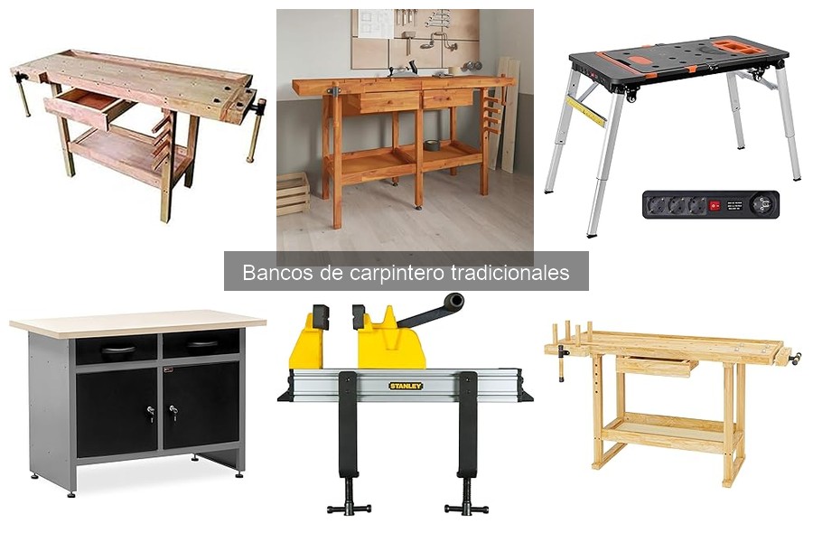 Ventajas y desventajas de un banco de carpintero tradicional