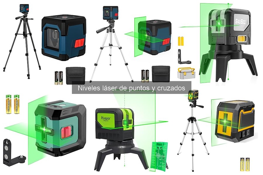 Ventajas y desventajas del nivel láser de puntos y cruzados